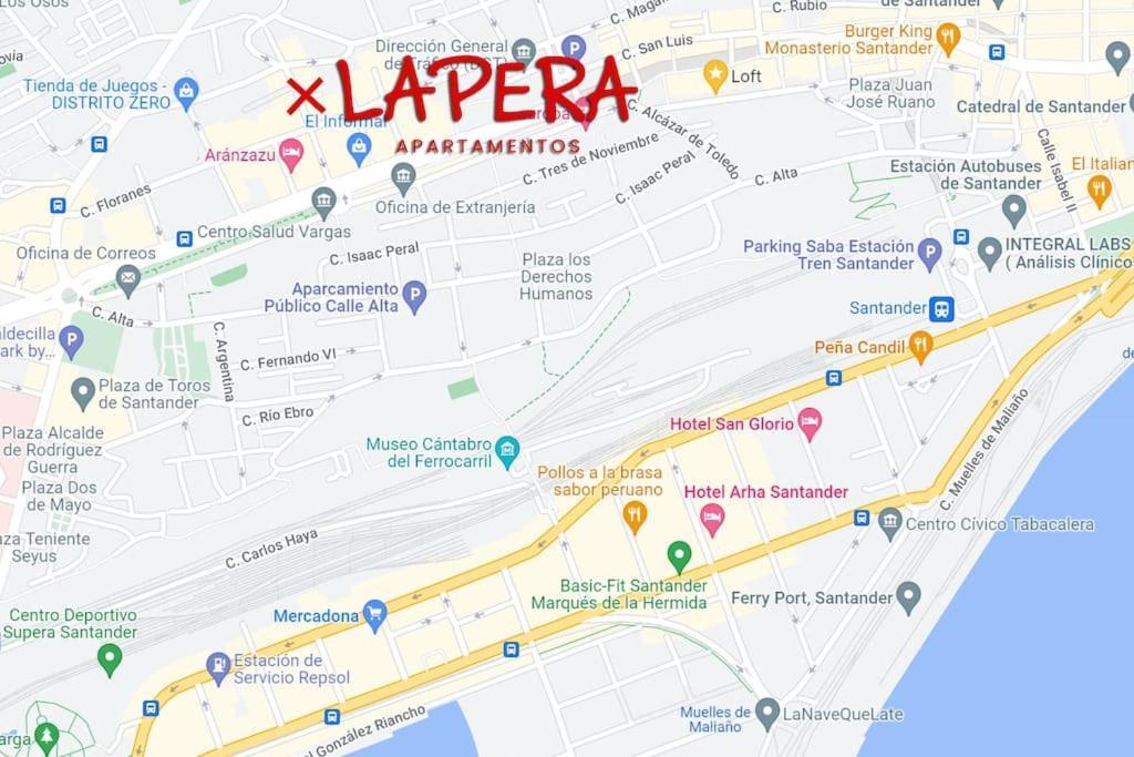 Alojamientos Turisticos Con Terraza En Santander Lapera Luaran gambar